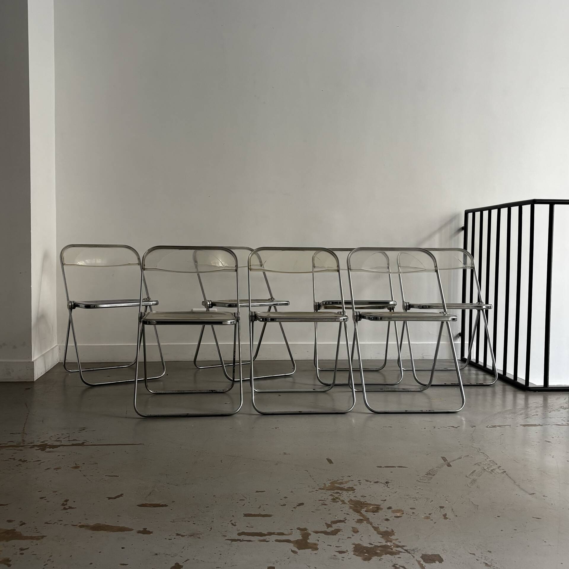 Chaises  «  Plia » par Giancarlo Piretti pour Castelli