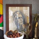 Alabaster fruit bowl from the 70s