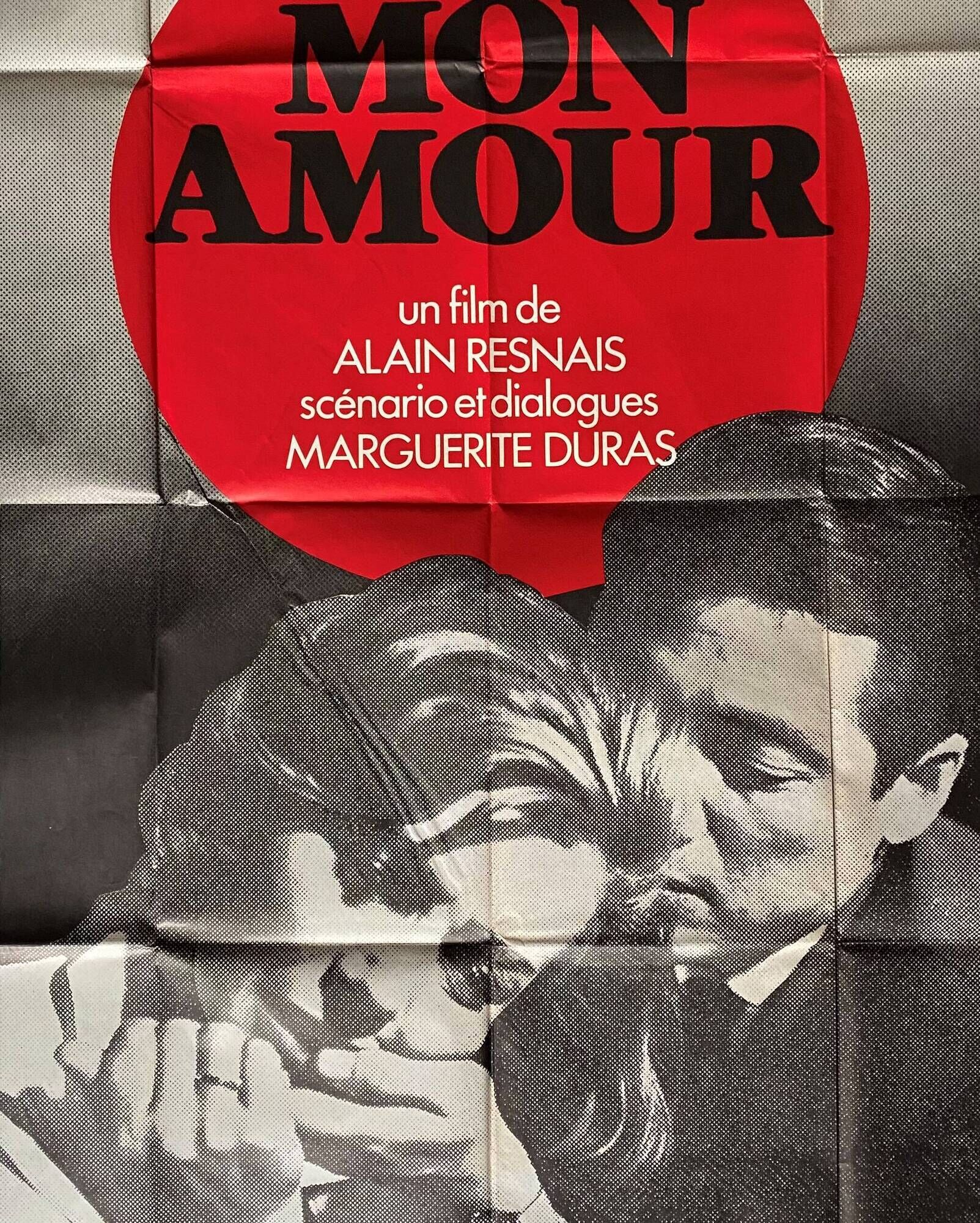 Cinema poster "Hiroshima mon Amour" Alain Resnais 120x160cm 1970
