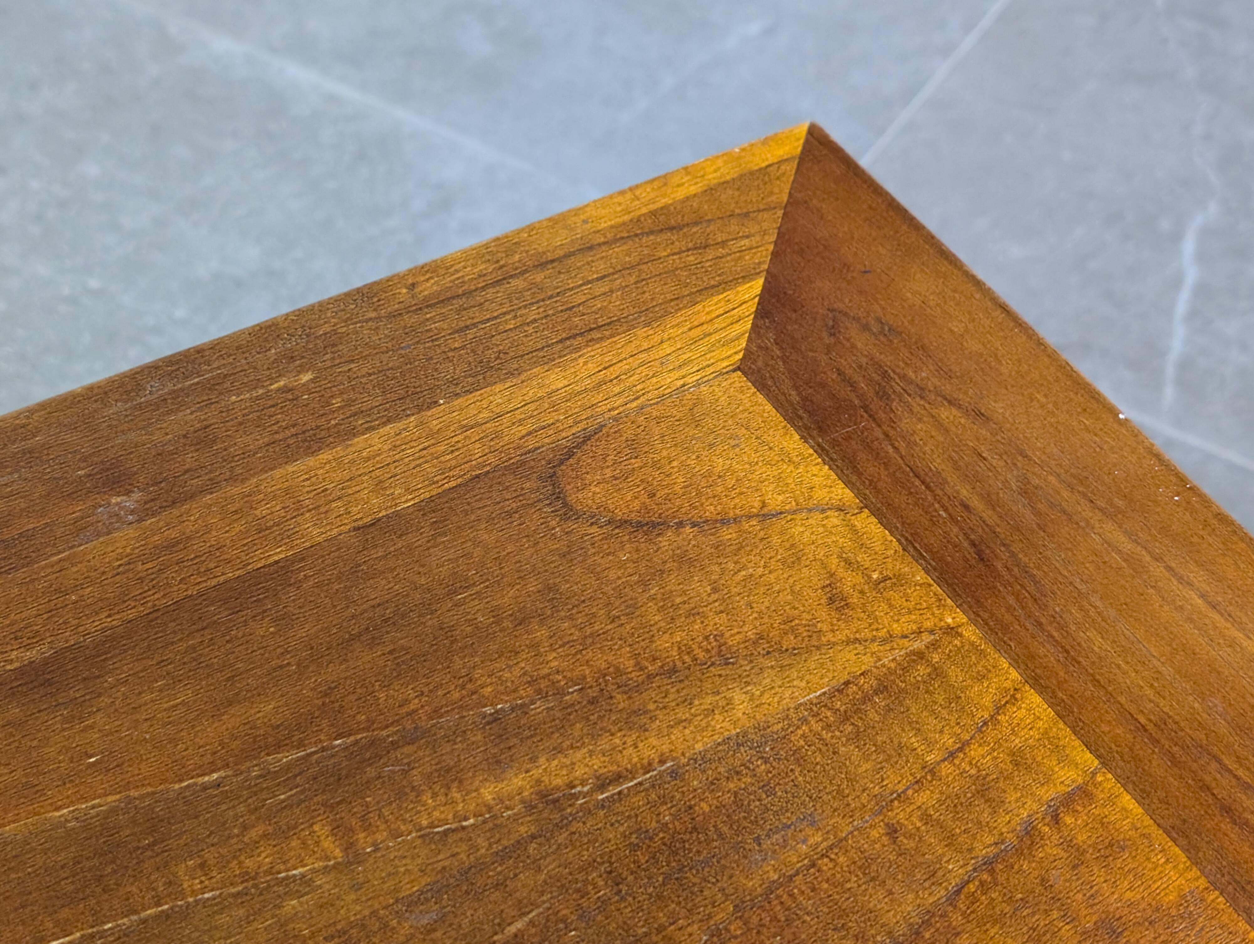 Scandinavian Modern Large Danish Teak Coffee Table 1950s