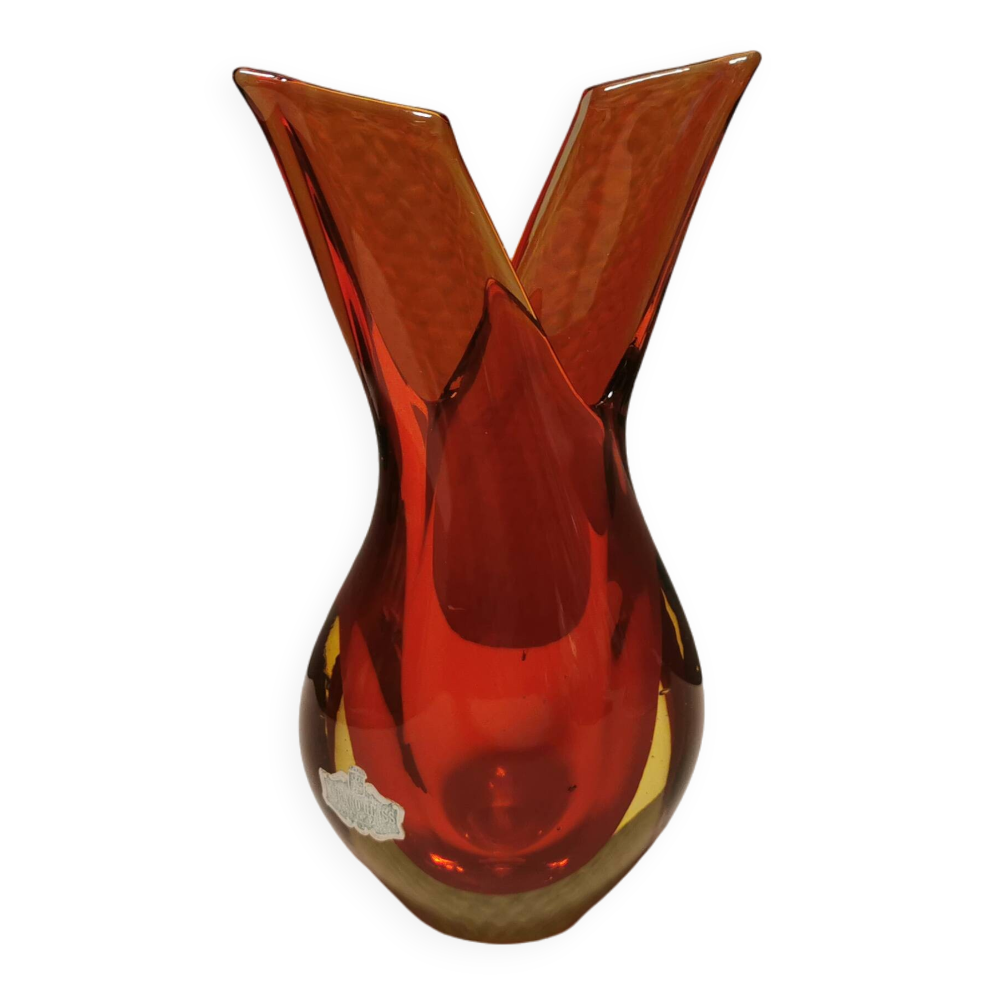 Murano vase by Flavio Poli 1950s.