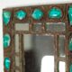 Mirror resin years 60 - 29X36cm
