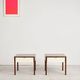 Pair of bedside tables by Florence Knoll, United States, 1960s