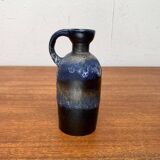 Carafe vase in German pottery WGP Fat Lava mid-century style by Ruscha, 1960s.