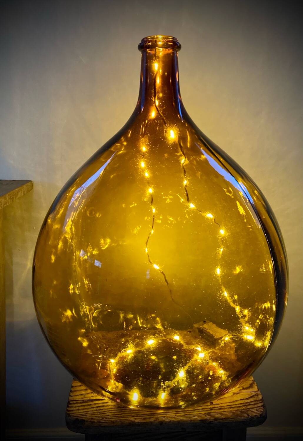 Amber demijohn 30L