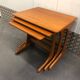 Scandinavian teak side tables circa 1960