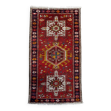 Handmade antique Persian Karajeh rug 2.2' x 4.1' (68cm x 126cm) 1930s - 1C1155