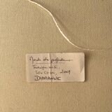 Modern abstract, "World of Depths", signed Diamanne 2009