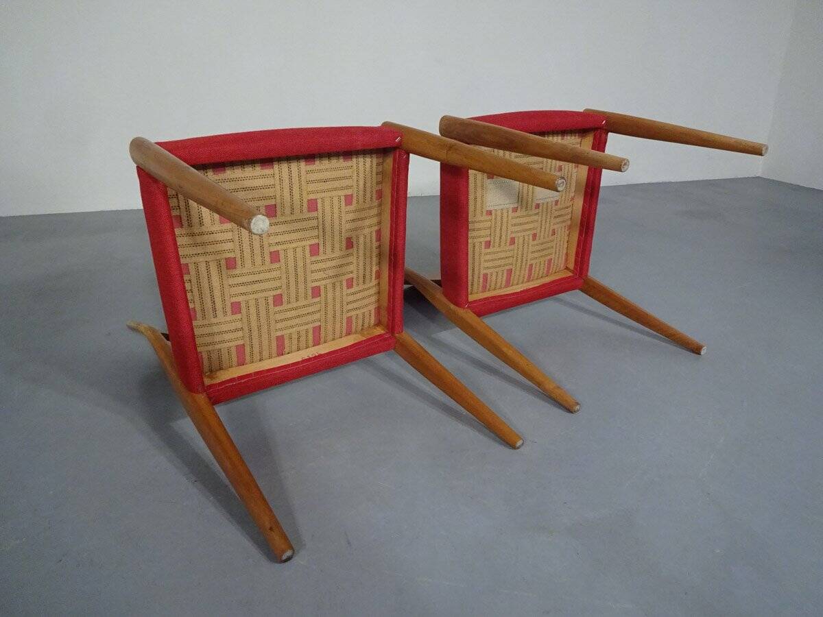 Set of Danish Oak Dining Chairs, 1960s