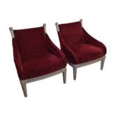 Pair of shepherdess Art Deco style