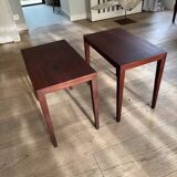 2 rosewood bedside tables by Severin Hansen - Denmark 1960s