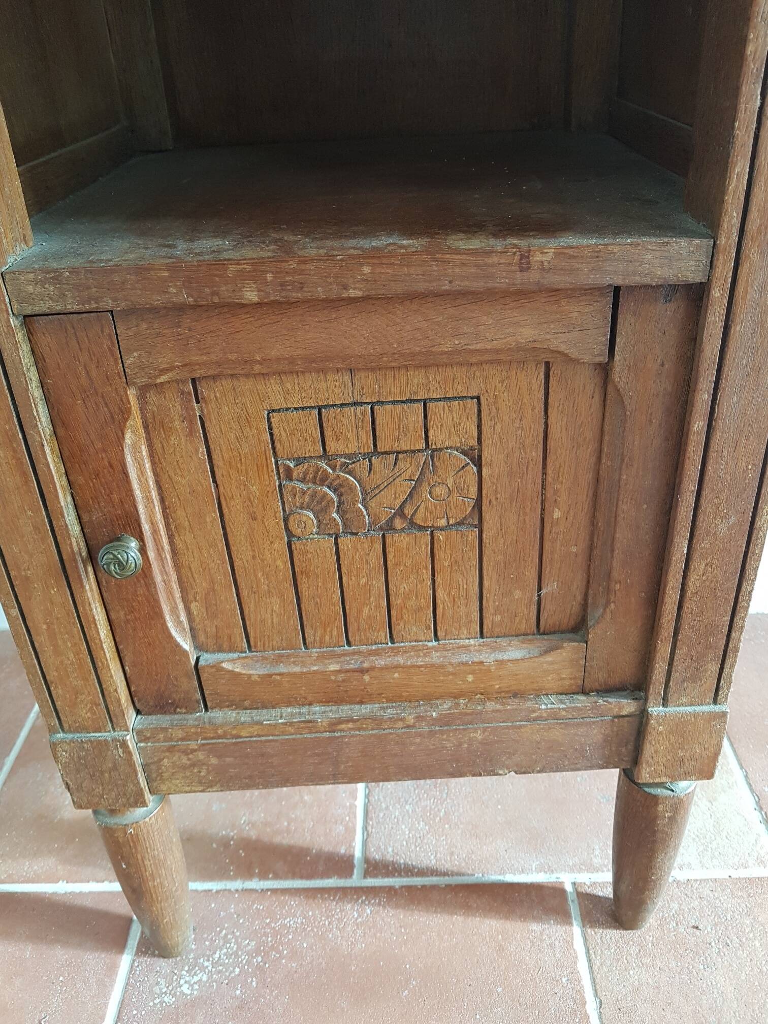 Antique Art Deco bedside table