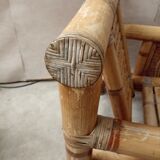 Cube bamboo armchair