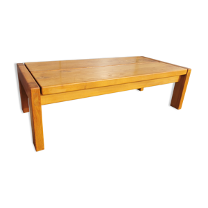 table basse en orme massif