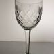 6 crystal water/wine glasses
