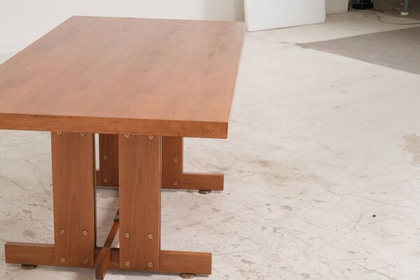 Ilmari Topiovaara / Grande Table à Manger (bois) / Table à Manger au Design Vintage