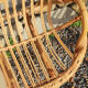 Vintage set for children in rattan
