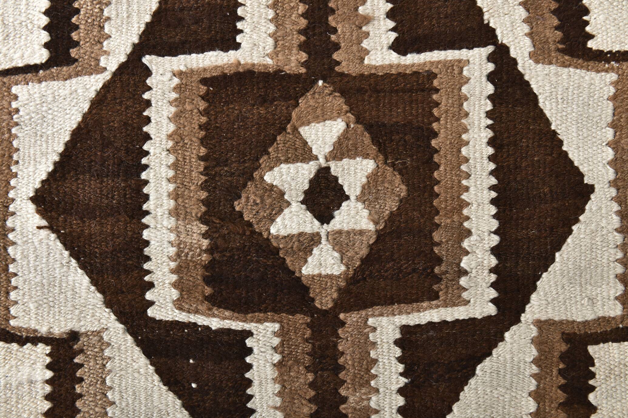 3x9 Brown Beige Persian Kilim Rug 89x269Cm SK 35148