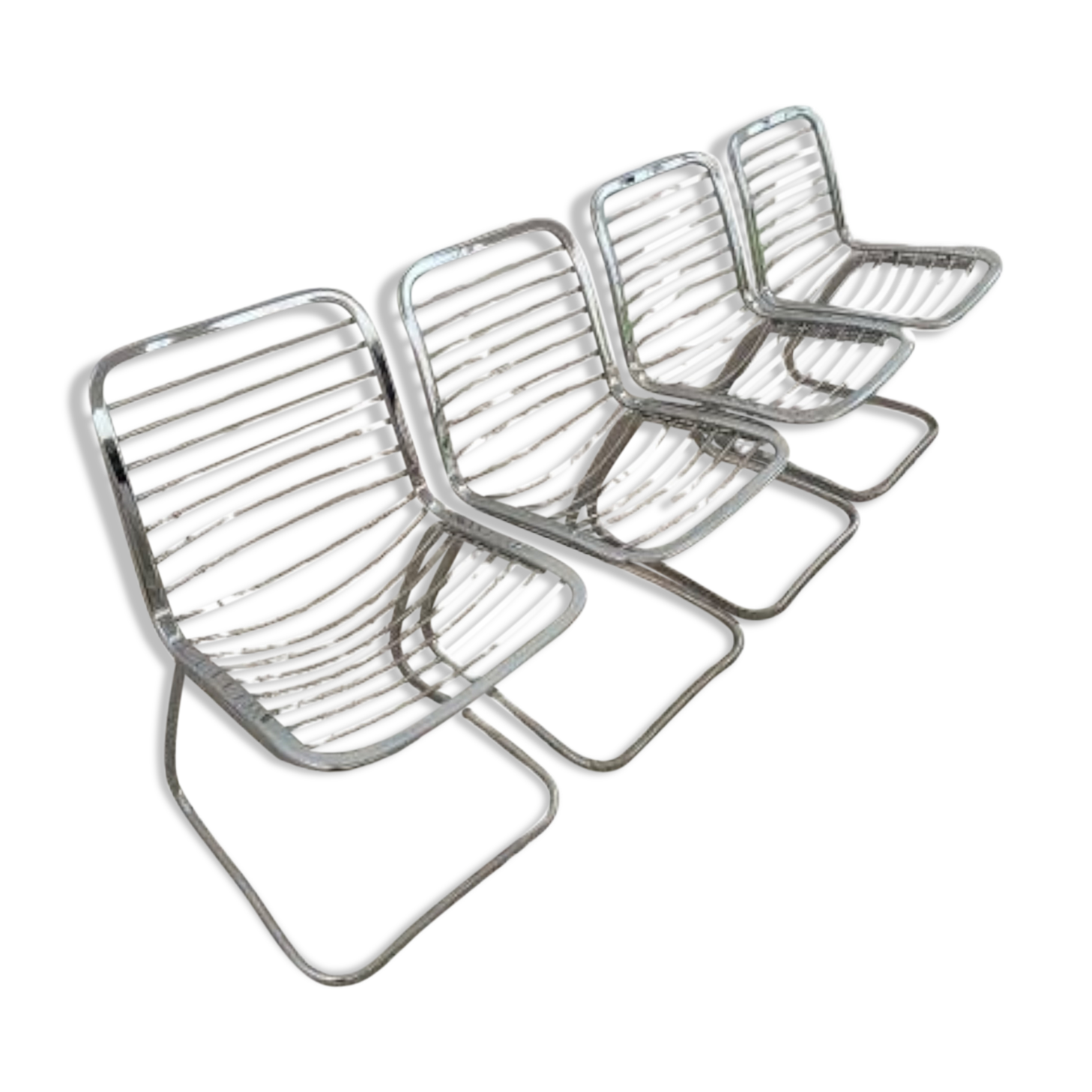 4 Italian design chairs
