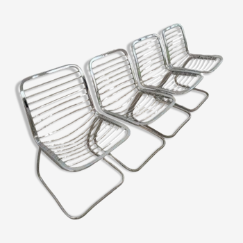 4 chaises design Italien