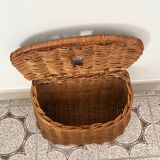 Wicker bicycle basket - vintage