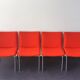 Set of 4 AP 40 Airport Chairs by Hans Wegner for AP Stolen, Denmark 1950's-1960's