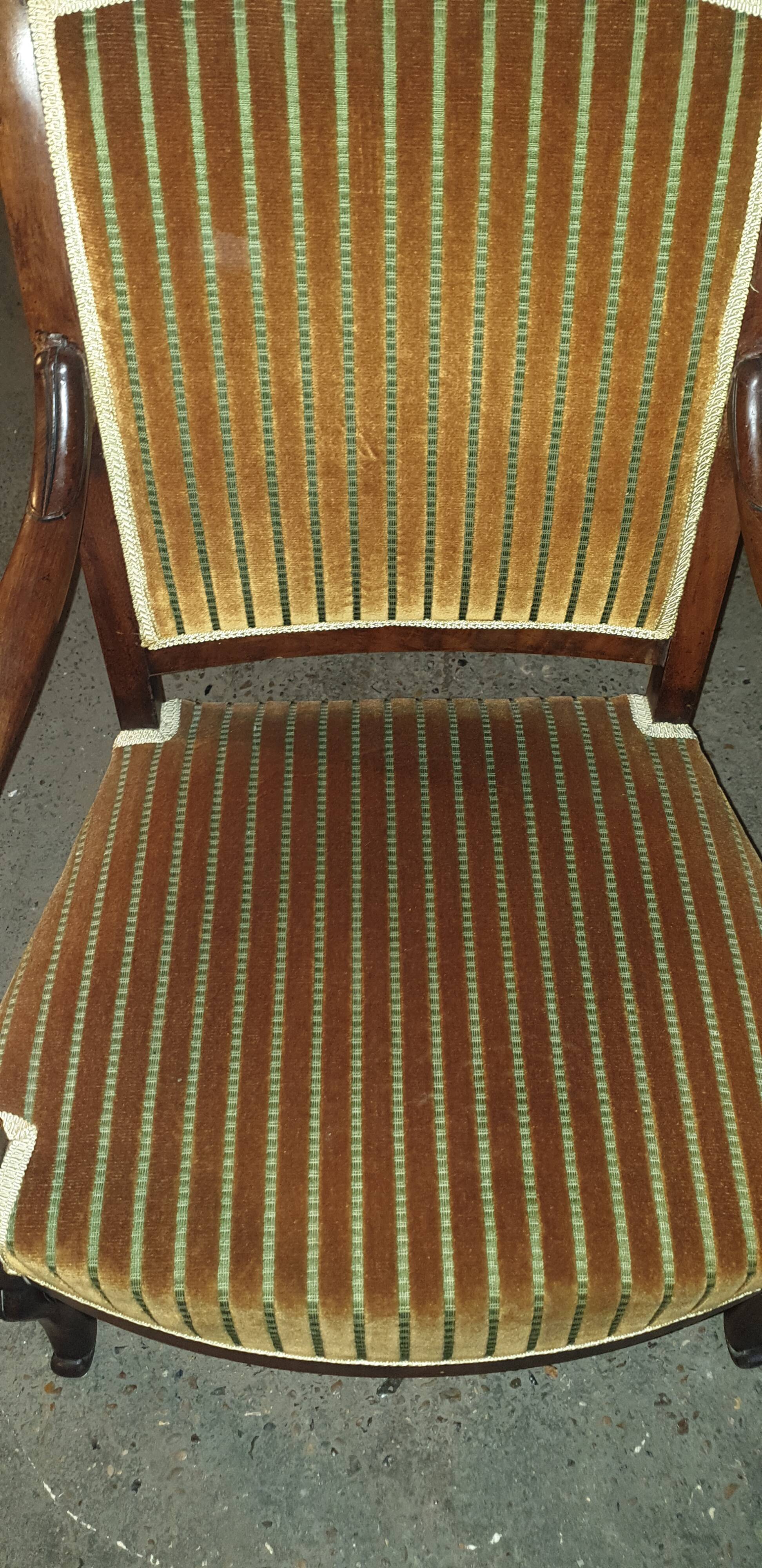 19th century restoration armchair