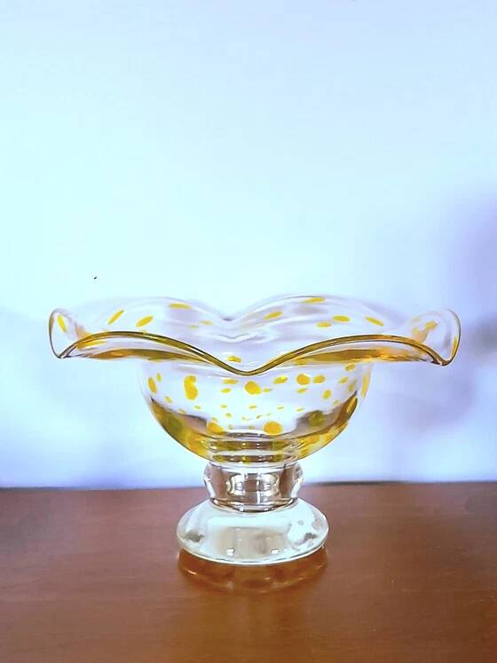 Coupe en verre soufflé de Murano