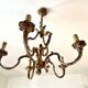 Golden bronze chandelier in Louis XV style