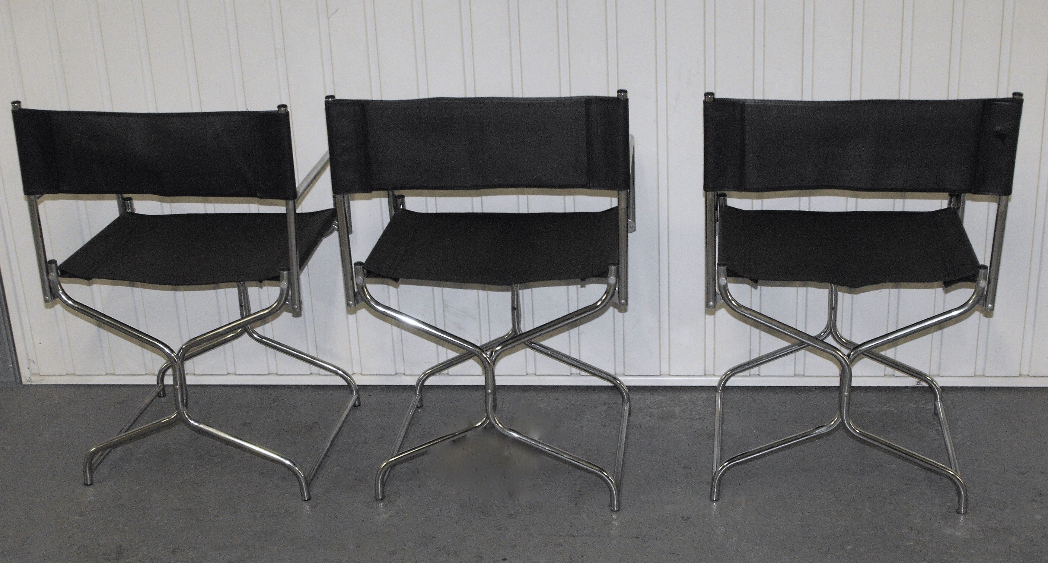 Lot de 3 chaises pliantes vintage