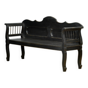 banc en pin ancien, années