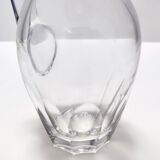 Vintage Transparent Crystal Pitcher Attr. to Baccarat
