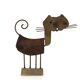 Brutalist sculpture of a cat in copper and brass by JARC, 1950s.