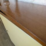 Vintage sideboard from the 50s/60s with tapered legs in a Scandinavian style.