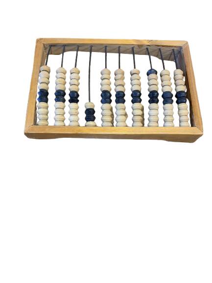 Vintage Russian wooden abacus