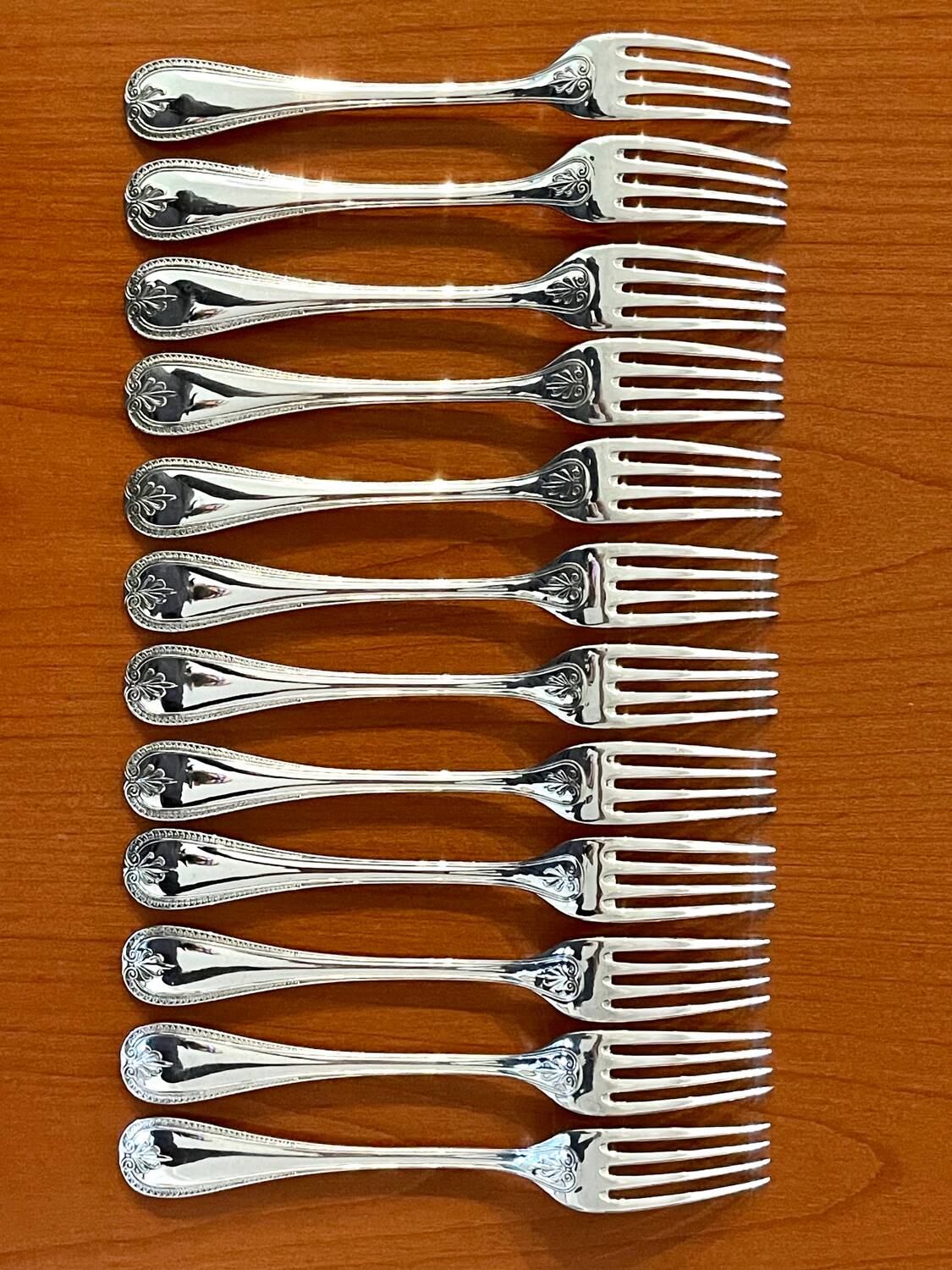 Christofle Malmaison 12 dessert forks 17 cm new condition
