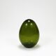 Art glass vase Saippuakupla green soap by Kaj Franck, Nuutajärvi Finland.