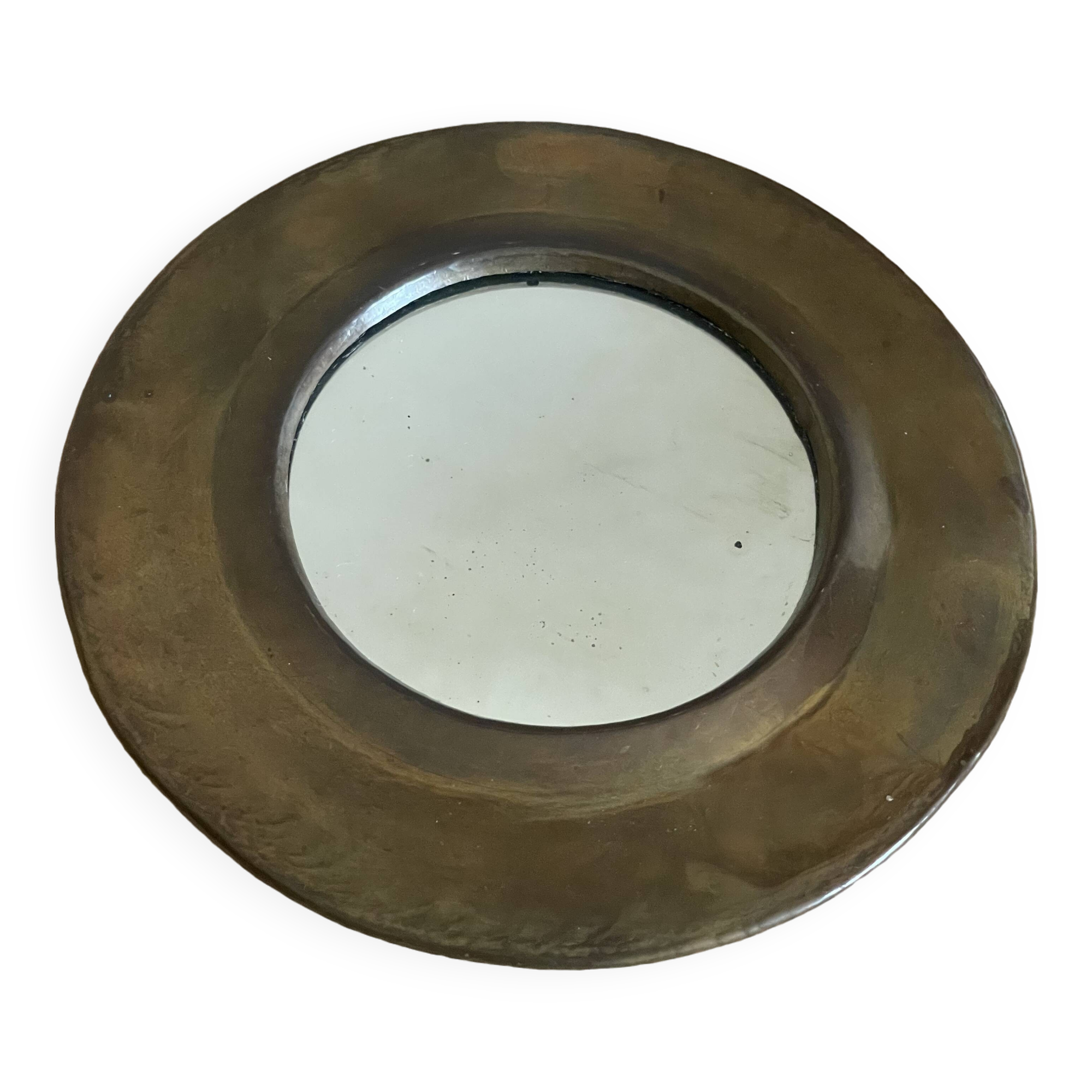 Mini brass mirror