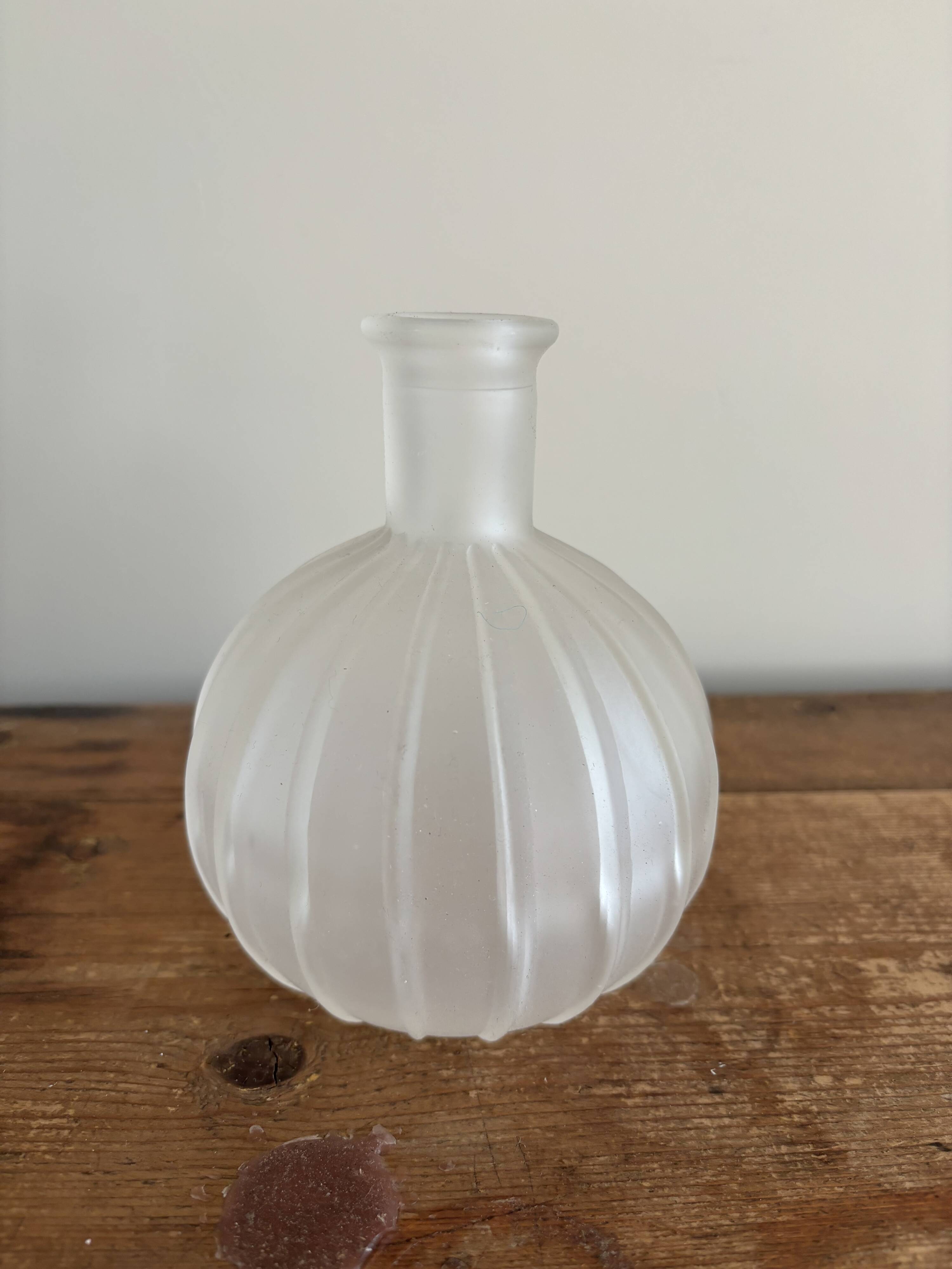 Vintahe Empoli Glass Decanter with Stopper, Italy, 1960s