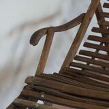 Chaise longue en bois