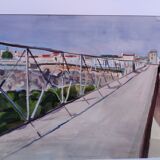 Watercolour by Michel Roubille, the island of Yeu 1981.