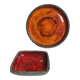 2x Vintage Fat Lava Schaal door Jan van Erp 1960's.