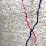 Moroccan Berber carpet Beni Ouarain with colorful lines 3.03x1.96m