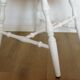 1 of 6 Vintage Wooden Dining Chair Restored Accent White Windsor Chairs