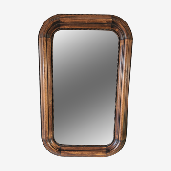 Miroir rectangulaire bois vintage 82 X 52 cm