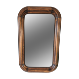 Rectangular mirror vintage wood 82 X 52 cm