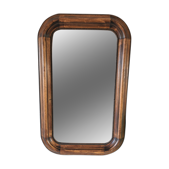 Miroir rectangulaire bois vintage 82 X 52 cm