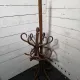 Curved antique wooden parrot