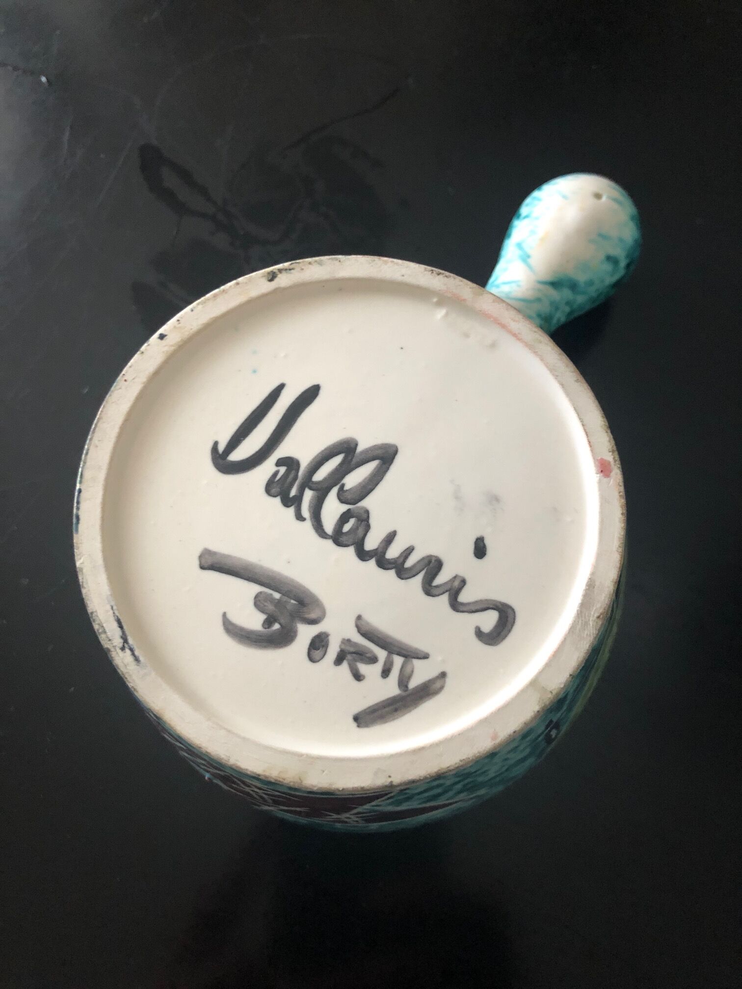 Borty vallauris fish-decorated ceramics