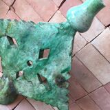 Tamegroute pottery candle holder